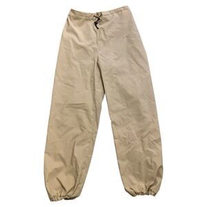 Orvis Pants Mens Medium Tan Gore‎ Tex Hunting Fishing Nylon USA Snap Ankle